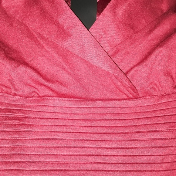 PinUp Red Vintage Style Collared Rockabilly Dress - Picture 5 of 8